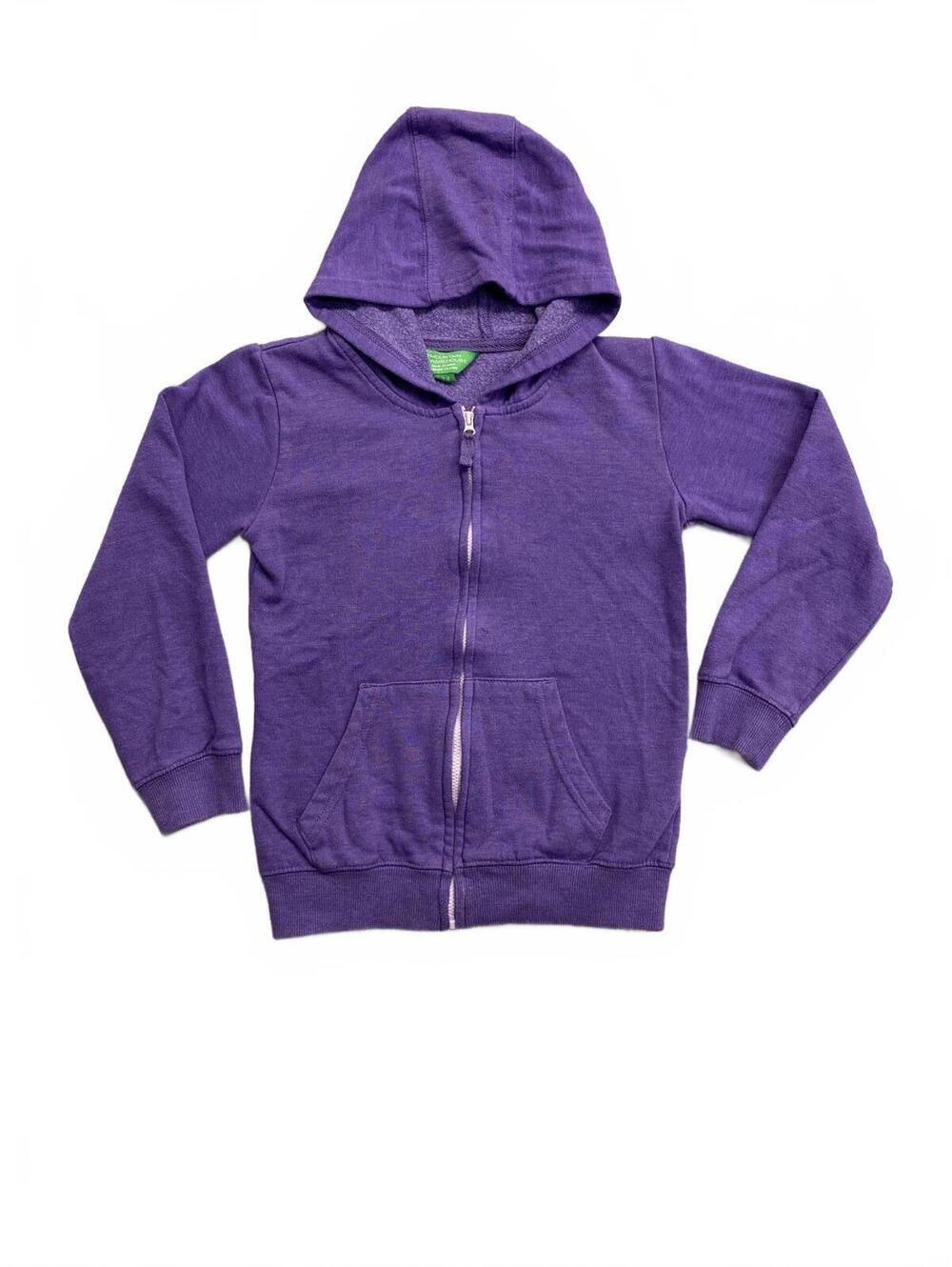 Mountain Warehouse Kids Purple Zip Hoodie - Size 7-8